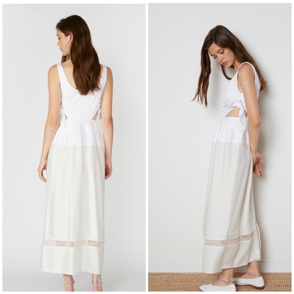 Ellery Voyage Scoop Neck Peplum Dress - Picture 1 of 8